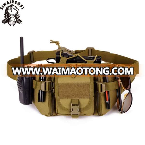 SINAIRSOFT Tactical Molle Bag Waterproof Waist Fanny Pack Hiking Fishing Sports Hunting Waist Bags Camping Sport Bag